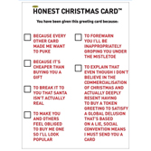 HONEST CHRISTMAS CARD™ 